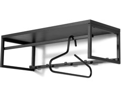 Spinder Design Wandkapstok AXEL 4 - Zwart - Staal