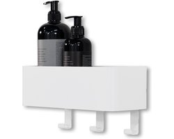 Spinder Design Wandkapstok Multi 3 - Wit - Staal