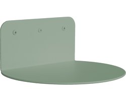 Spinder Design wandplank Flex - Dusty Green - Staal