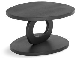 Spinder x Eva van de Ven - TONDA Salontafel - Massief Eikenhout - Mat Zwart