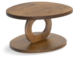 Spinder x Eva van de Ven - TONDA Salontafel - Massief Eikenhout - Walnoot