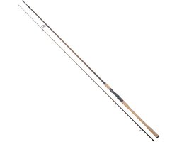 Spinhengel - Vissen hengel - Roofvissen met aas - Versterkt carbon weave - 240 cm - Zwart/Kurk