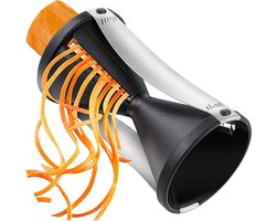 Spiraalsnijder - Groentesnijder - Juliennesnijder - Keukenmachine - RVS - Zwart