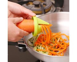 Spiraalsnijder - Handmatige Wortelrasp - Groentesnijder - Roterende Rasp - Keukengereedschap - 1 Stuk