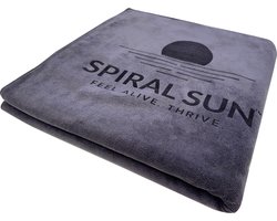 Spiral Sun - Inzetstuk voor Sauna Deken - Infrarood Warmtetherapie Accessoire - 190 x 80 cm - Ademende Bamboe-Katoen Mix - Wasbaar en Comfortabel
