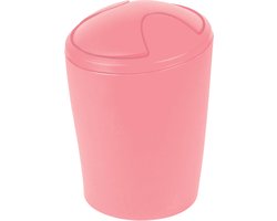 Spirella Afvalemmer Move – Kantelbare Prullenbak voor Badkamer, Toilet en Keuken – Modern Design Tilbak