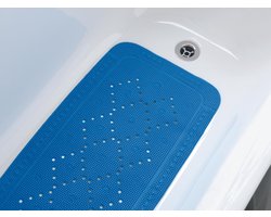Spirella Badmat Antislip – Badkuip Mat met Afvoergat – Douche Mat Antislip voor Bad en Douche – Veilige Badmat voor Kinderen en Volwassenen