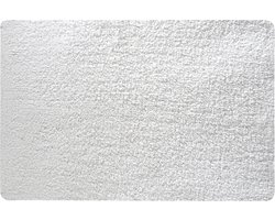 Spirella Carolina Badmat Wit – Zachte Badkamermat 55x65 cm – Absorberend Badkamertapijt voor Badkamer en Douche