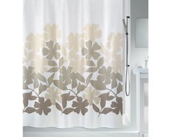 Spirella Douchegordijn Polyester - Waterafstotend Douche Gordijn met Anti-Schimmel Behandeling - Stijlvol Douchegordijnen voor de Badkamer