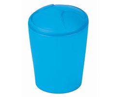 Spirella MOVE Afvalbak – Kantelbare Prullenbak voor Badkamer, Toilet, Keuken en Kantoor – Modern Design