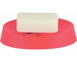 Spirella Move zeepbakje, polypropyleen, 3,5 x 14 cm (HxB), mat rood