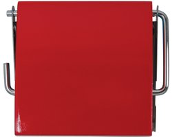 Spirella Viki Toiletrolhouder Rood – Vrijstaande WC-Rolhouder en Toiletpapierhouder – Stijlvol Badkameraccessoires met Modern Design