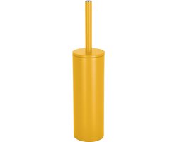 spirella WC Borstel met Houder - AKIRA - Toiletborstel Vrijstaand - Staal - Saffraan
