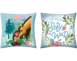 Spirit Kussen, Stay Wild - 40 x 40 cm - Polyester