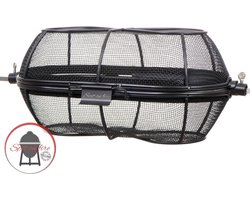 Spit on fire Spit mandje - 43 CM x 18,5 CM - Zwart