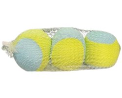 Splashballen / Waterballen SUMMERFUN - Groen / Geel - Set van 3 - Polyester - ø 5 cm - 24 maanden - Waterbal - Waterpret - Waterspeelgoed
