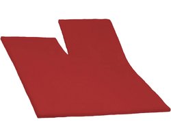 Split Topper Hoeslaken voor Boxspring Bed 180-200 x 200-220 cm - Rood