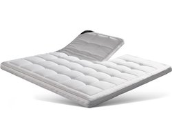 Splittopper 180x210 - Natuurlatex - Caresse 860 - 10 cm dik - Anti allergisch
