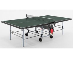 Sponeta® S3-46i Tafeltennistafel Indoor Groen - Pingpongtafel voor binnen - 3 jaar garantie - Speeltoestel voor binnen- Inklapbaar - Zelftrainer - Inclusief bathouder en Net - Groen blad - Tafeltennistafel - Made in Germany - Pingpong - Tafeltennis