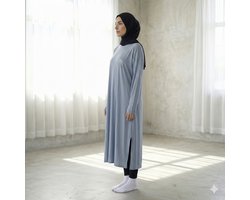 Sport Abaya – Dames Activewear – Volledige Bedekking – Ademend – Stretch & Lichtgewicht