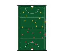 Sportec Coachbord Hockey Oprolbaar Magnetisch 52 X 74 cm