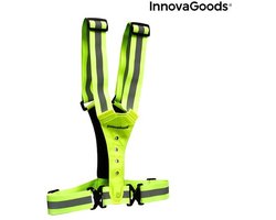 Sports LED Reflecterend Hardloopvest Innovagoods- Hardlopen - Reflectief - One Size - Lampjes