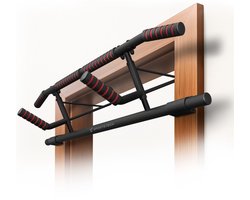 Sportstech optrekstang Pullmate – zonder boren | 200 kg | 3 grepen | TRX-oog