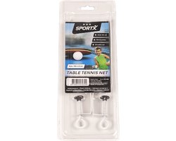 SportX Tafeltennis netje - voor elke tafel - inclusief bevestigingsmateriaal - pingpong