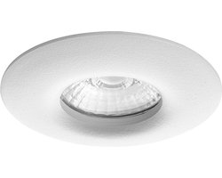 Spot Armatuur GU10 - Waterdicht IP65 - Inbouw Rond - Mat Wit - Aluminium - Ø82mm
