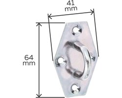 Spot op Plaat Gegalvaniseerd voor Buitenmontage