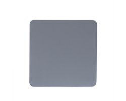 Spotverlichting wandlamp hallamp badkamerlamp, hal trap, grijs hoekig, LED 5W 490Lm warm wit, HxBxD 14x14x6,8cm