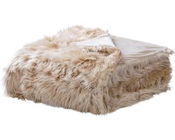 Sprei DELICE 200 x 220 cm Lichtbruin