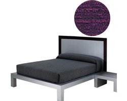 Sprei Kioto - 180cm - 270cm breed - Paars
