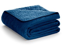 Sprei sprei Ultrasoon tweezijdig quilten fluweel 240 x 220 cm