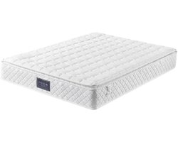 Springer matras, 7 zones koudschuimmatras, zakveer, 160x200cm, 100%OEKO-tex verontreinigende stoffen, gestapelde microfiber deksel topping, verhardende graad H3, 25 cm hoogte