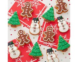 Springos Bakvorm - Kerstkoekjes - Vormer - Kerstmis - Staal - Goud