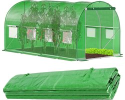 Springos Folie Voor Kweekkas - Tuinkast - Broeikas - Plantenkas - 450x200x200 CM
