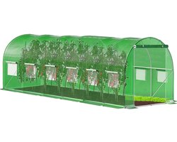 Springos Kweekkas - Tuinkas - Broeikas - Plantenkas -Folie - 600x300x200 CM
