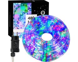 Springos Lichtslang | Lichtsnoer | Lichtsnoer Binnen | Lichtsnoer Buiten | Lichtslinger | 20 m | Multicolor | 480 LED