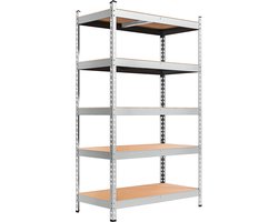 Springos Opbergrek - Stellingkast - Stellingkast Metaal - 205 x 120 x 45 cm