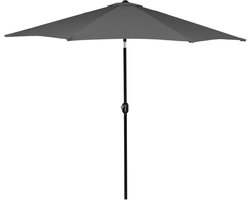 Springos Parasol | Parasols | Kantelbaar | Met ventilatie | Antraciet | Ø 300 cm