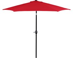 Springos Parasol | Parasols | Kantelbaar | Met Ventilatie | Rood | 250 cm