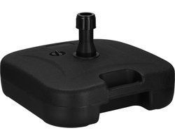 Springos Voet Voor Parasol - Parasolvoet - Parasol - Kunststof - Zwart - 22 L