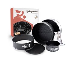 Springvorm Bakvorm Set - Cakevorm - Taartvorm - Bakblik - Bakvorm Rond