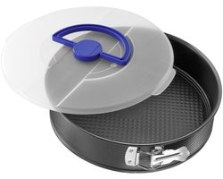 Springvorm met scharnier 26 cm met deksel voor transport Zenker Pure