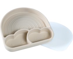 Sproudsy Kinderbord Clouds – Zuignap – Kinderservies – Baby - Sand