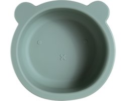 Sproudsy Kom Teddy Bear – Zuignap – Kinderservies – Baby - Forest Green