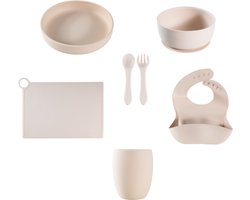 Sproudsy Serviesset Serene - Kinderservies - Kraamcadeau - Baby - 6-delig - Ivory