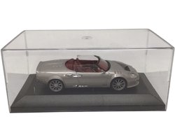 Spyker C 12 in mooie case Spyder De Agostini 1:43 verzamelauto - Schaalmodel - Model auto - Miniatuurauto - Miniatuurautos