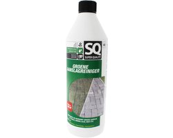 SQ Groene Aanslagreiniger 1000ml – Effectieve Terrasreiniger Groenaanslag | Groene Aanslag Verwijderaar voor Terras, Muur & Tuin - 1L voor 200m²
